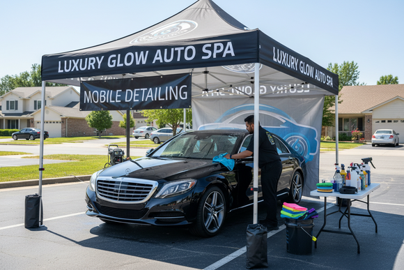 Best Custom Canopy Tents for Mobile Auto Detailers