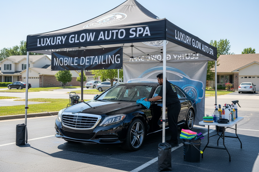 Best Custom Canopy Tents for Mobile Auto Detailers