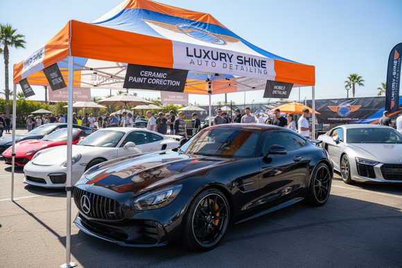 Branded Tents for Auto Detailing Marketing: Get More Customers
