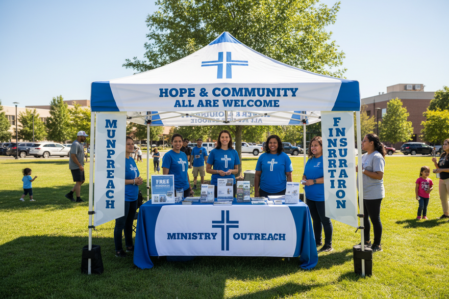 Branded Tents for Ministry Outreach That Grow Community Impact