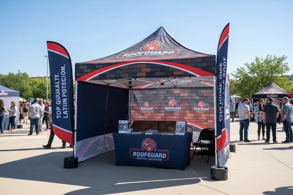 Branded Tents for Roofing Marketing That Generate Leads