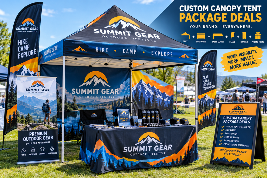 Custom Canopy Tent Package Deals: Save on Event Setup