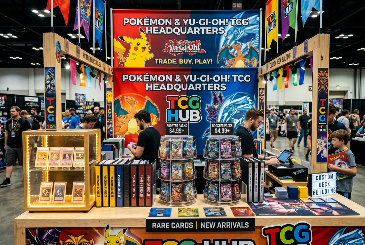 Custom Displays for Pokémon/Yu-Gi-Oh Vendors That Sell