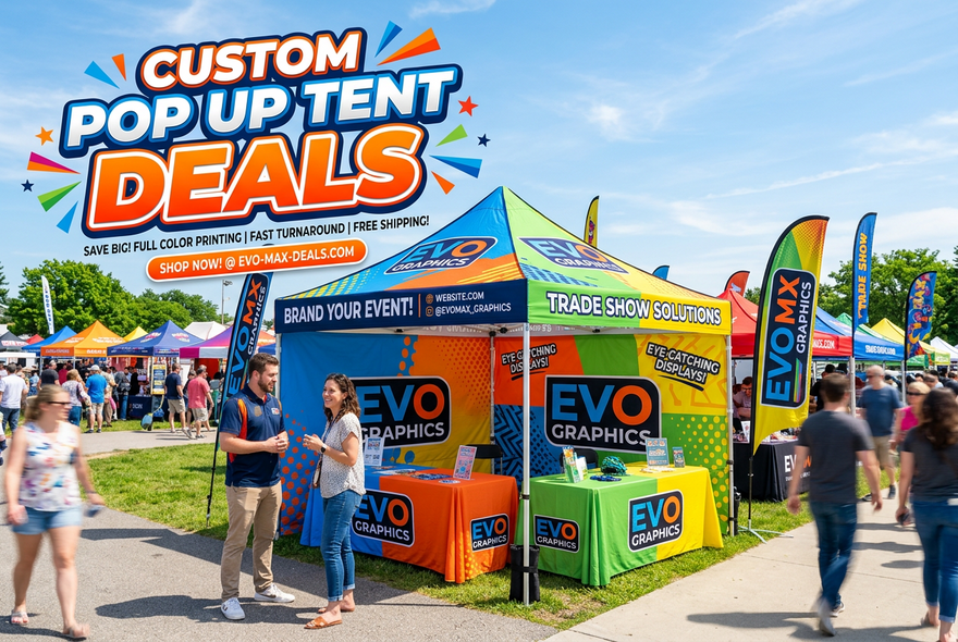 Custom Pop-Up Tent Deals: Save on Business & Event Setups