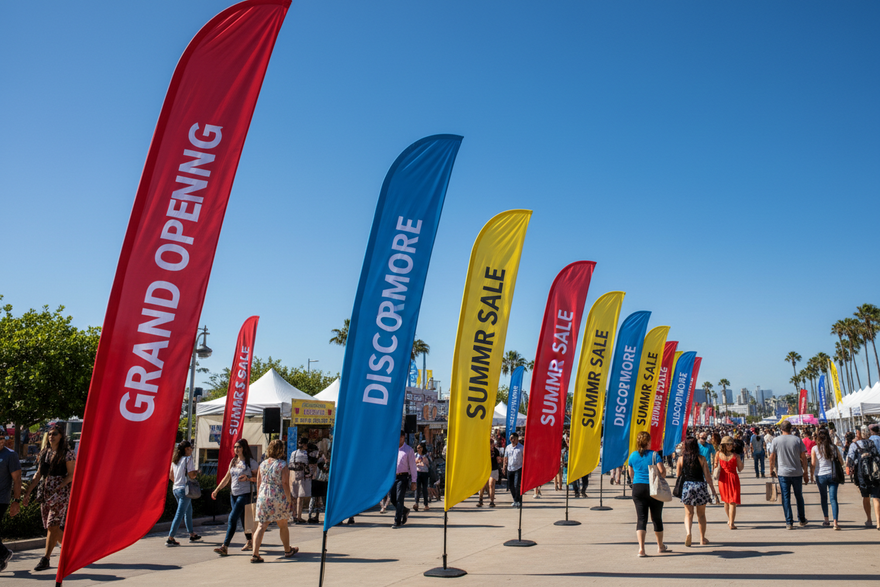 Feather Flags for Events and Promotions That Get Noticed