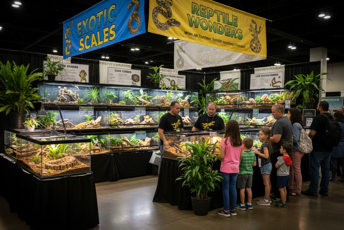 How to Attract Customers at Reptile Expos