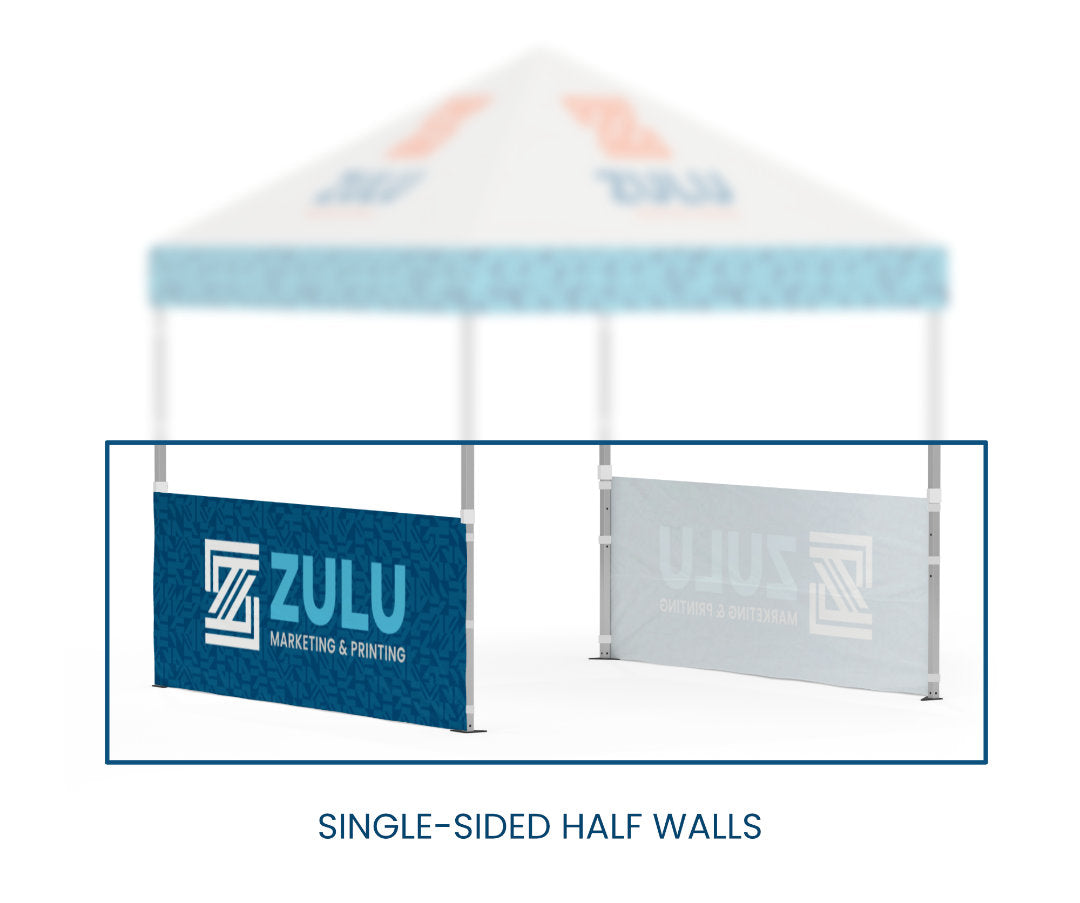 tents with walls Half-Height Tent Walls
