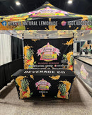 10' x 10' Pop-Up Tent with Single-Sided Full Wall and Half Walls, 6' Table Cover-3